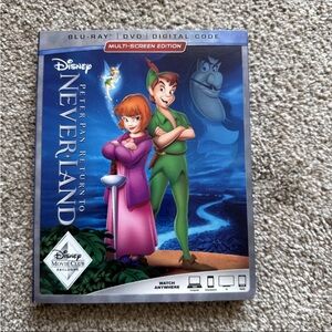 Disney Peter Pan Return to Neverland Blu-Ray + DVD